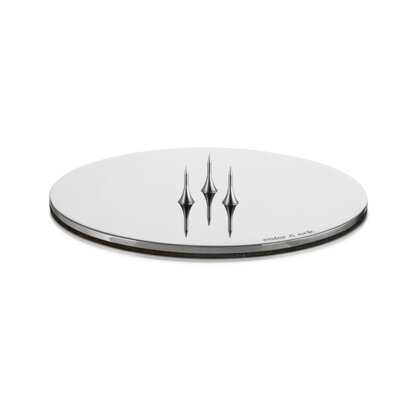 Svietnik Plate Shiny Silver – strieborný