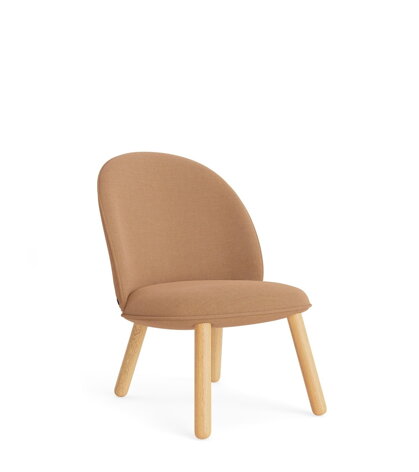 Kreslo Ace Lounge Chair – oranžové/dub