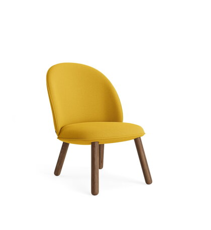 Kreslo Ace Lounge Chair Smoked Oak – horčicové/dymový dub