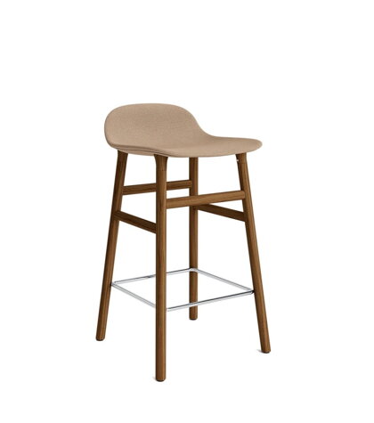 Barová stolička Form Barstool, 65 cm – hnedá/orech