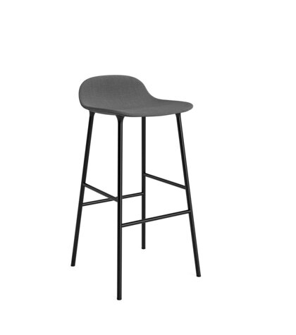 Barová stolička Form Barstool, 75 cm – tmavosivá/oceľ