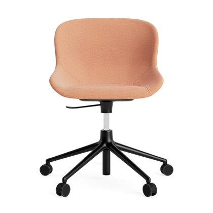 Otočná stolička Hyg Chair Swivel 5W Gas Lift – oranžová/čierna oceľ