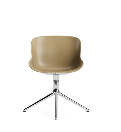 Otočná stolička Hyg Chair Swivel 4L Alu – piesková/hliník