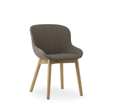 Stolička Hyg Comfort Chair – tmavohnedá/dub