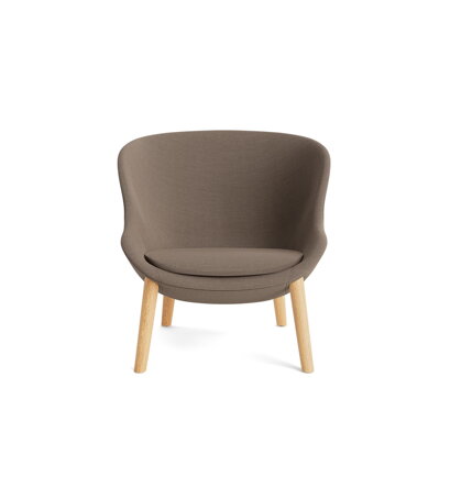 Kreslo Hyg Lounge Chair Low Oak – hnedé/dub