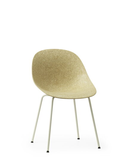 Stolička Mat Chair – konopné vlákno/krémová oceľ