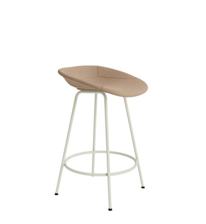 Barová stolička Mat Barstool, 65 cm – piesková/krémová oceľ