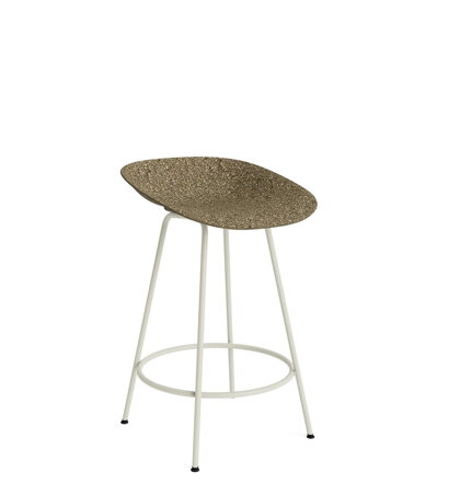 Barová stolička Mat Barstool, 65 cm – morská tráva/krémová oceľ