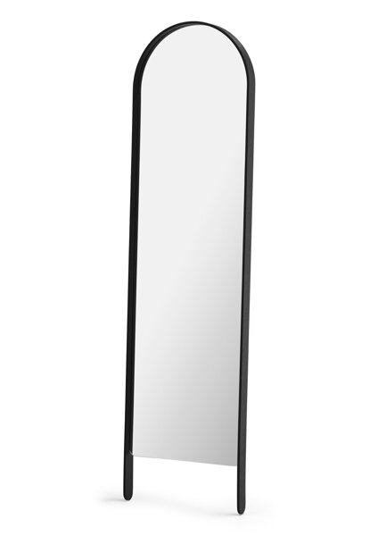 Podlahové zrkadlo Woody Floor Mirror – čierny dub